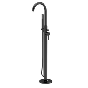 Nuie Aztec Freestanding Bath Shower Mixer Matt Black CLX421