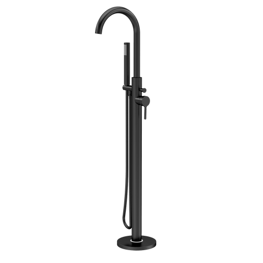 Nuie Aztec Freestanding Bath Shower Mixer Matt Black CLX421