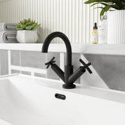 Nuie Aztec Mono Basin Mixer Matt Black lifestyle image