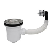Nuie Basket Strainer Sink Waste Polished Stainless Steel (WE315)