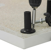 Nuie Bath Leg Set & Plinth Kit (All Sizes) in 1200mm Curved White (LEGD)