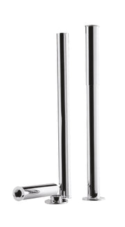 Nuie Bath Legs with Adjustable Shrouds Chrome (DA314)