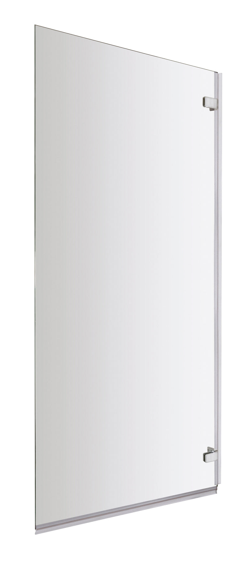 Nuie Chrome Bath Screen 800mm 5mm