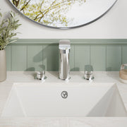Nuie Binsey 3 Tap Hole Deck Basin Mixer With Pop Up Waste Chrome lifestyle image