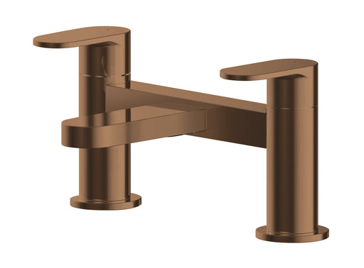Nuie Binsey Deck Mounted Bath Filler Brushed Bronze BIN1503