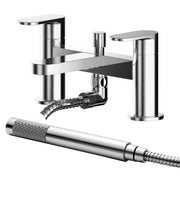 Nuie Binsey Deck Mounted Bath Shower Mixer with Kit Chrome BIN304