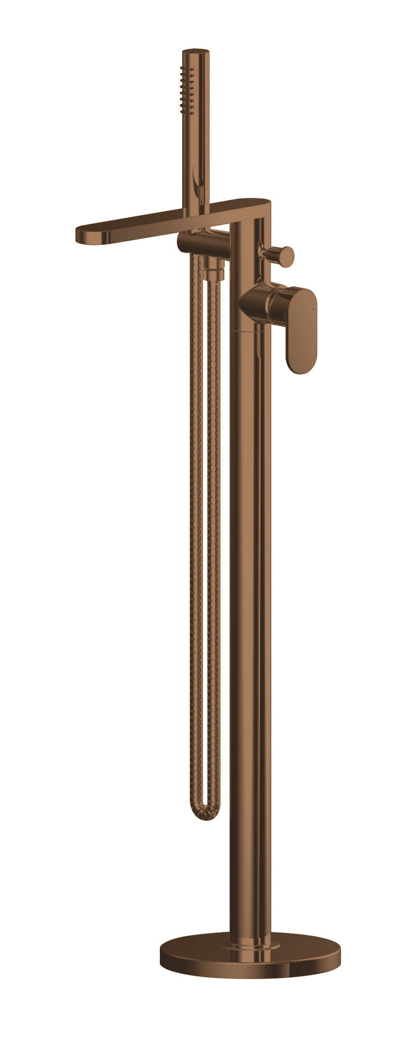 Nuie Binsey Freestanding Bath Shower Mixer Brushed Bronze BIN1521