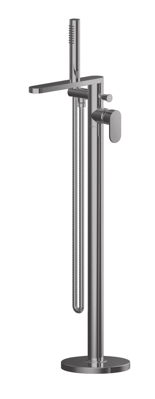 Nuie Binsey Freestanding Bath Shower Mixer Brushed Pewter BIN721
