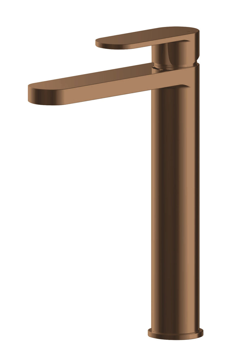 Nuie Binsey High Rise Mono Basin Mixer Brushed Bronze BIN1570