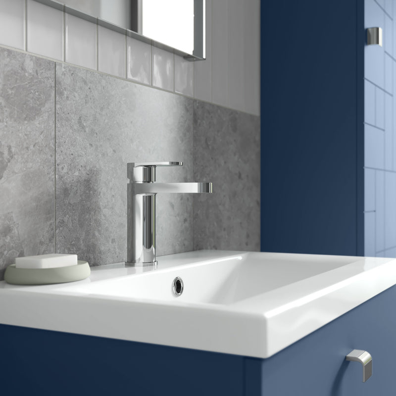 Nuie Binsey Mono Basin Mixer With Push Button Waste Chrome lifestyle image