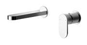 Nuie Binsey Wall Mounted Basin Mixer 2 Tap Hole Chrome BIN381
