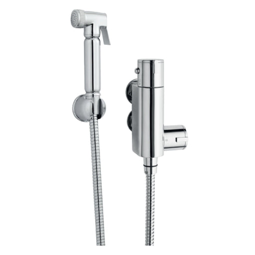 Nuie Chrome Thermostatic Bar Shower Valve and Douche Spray Kit — BW002