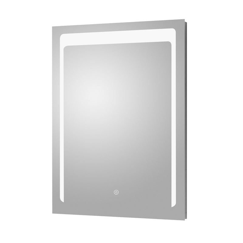 Nuie Carina 500x700mm silver LED touch sensor mirror