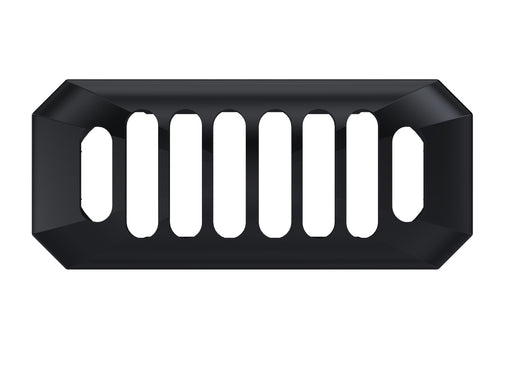 Nuie Carlton Basin Overflow Cover in Black (OVFL02C)