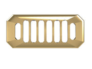 Nuie Carlton Basin Overflow Cover in Brushed Brass (OVFL03C)
