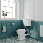 Nuie Carlton traditional low level toilet fitted in a traditional bathroom