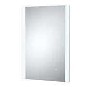 Nuie Castor 500x700mm silver ambient LED touch sensor mirror