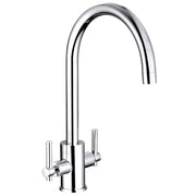 Nuie Charnel Two Handle Kitchen Mixer Tap Chrome (KCR305DL)