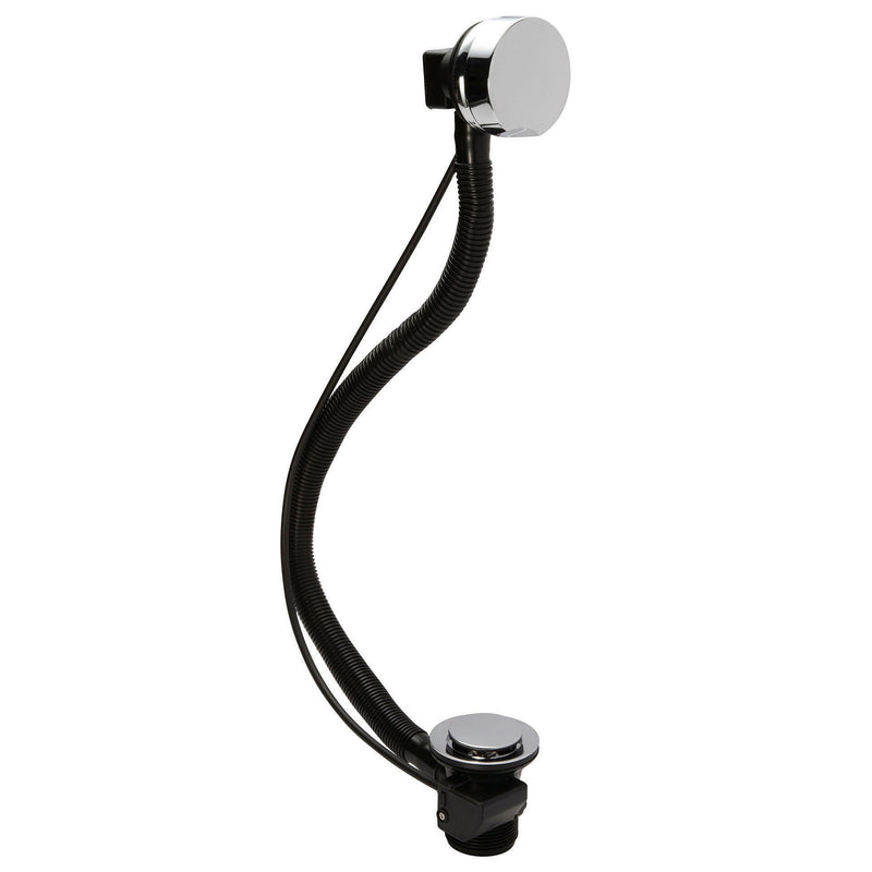 Nuie Chrome Economy Pop-Up Bath Waste with Overflow (EA318)