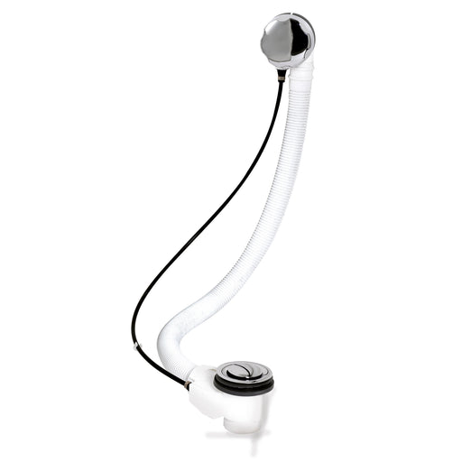 Nuie Chrome Extended Pop-Up Bath Waste with Overflow (EA333)
