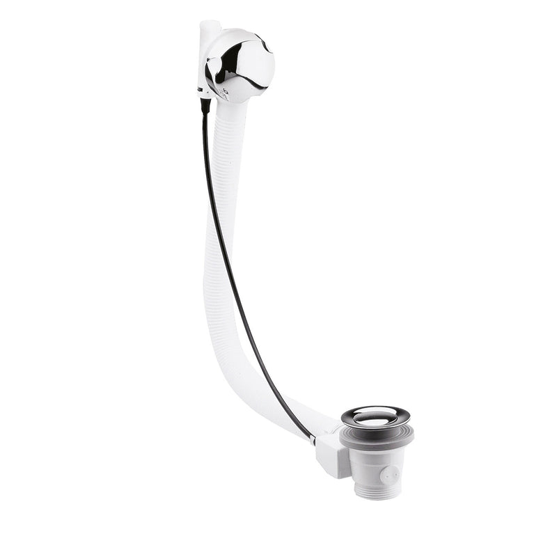 Nuie Chrome Pop-Up Bath Waste with Overflow (E357)