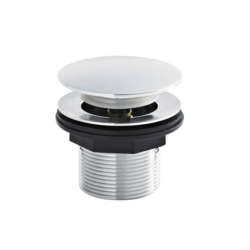 Nuie Chrome Push Button Bath Waste (No Overflow) (E324)