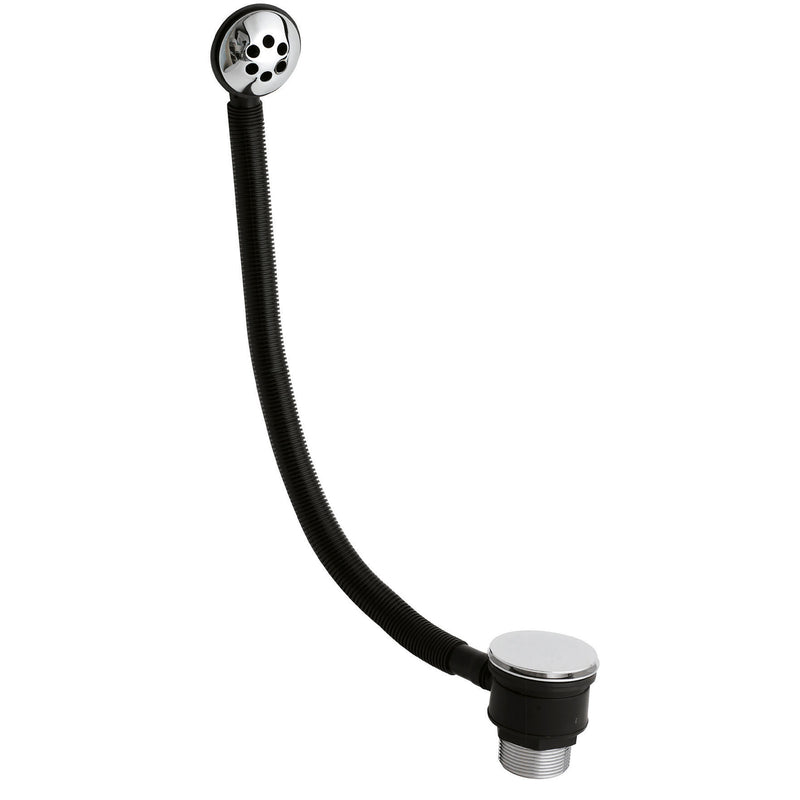 Nuie Chrome Push Button Bath Waste & Overflow (EK321)