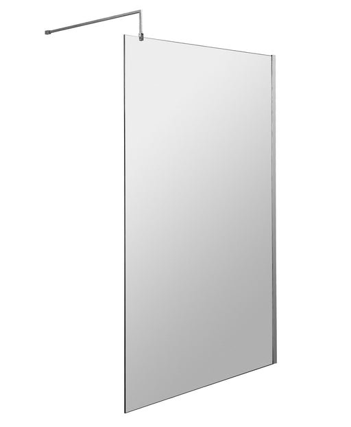 Nuie Chrome Wetroom Screen 1000mm 1950mm