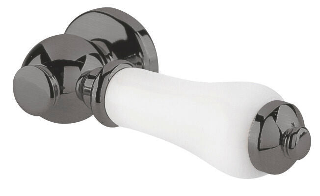 Nuie Cistern Lever Handle Brushed Pewter (E760)