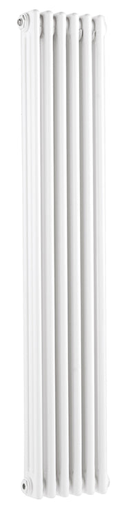 Nuie Colosseum White 1500 x 287mm vertical column radiator