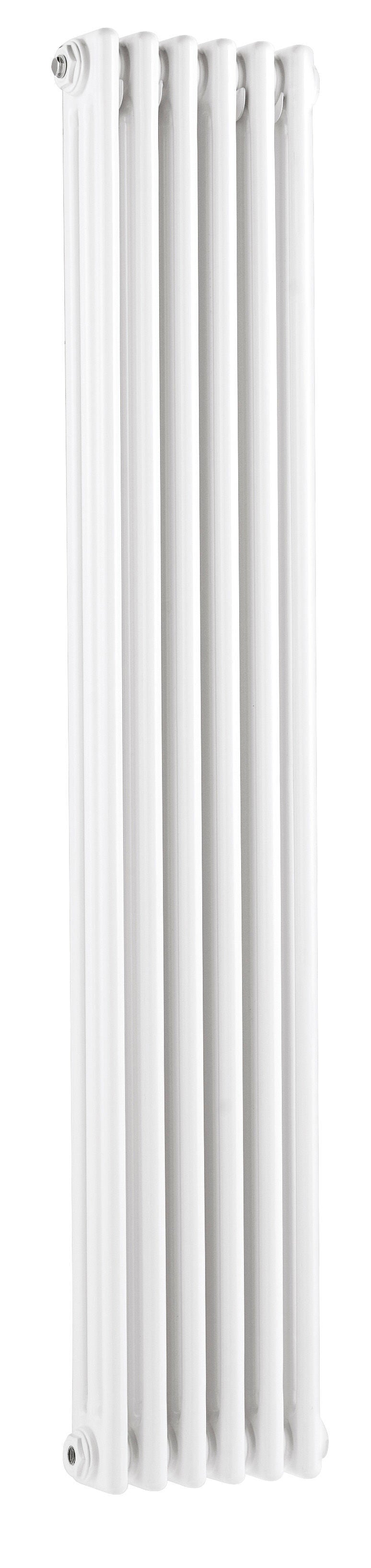 Nuie Colosseum White 1500 x 287mm vertical column radiator