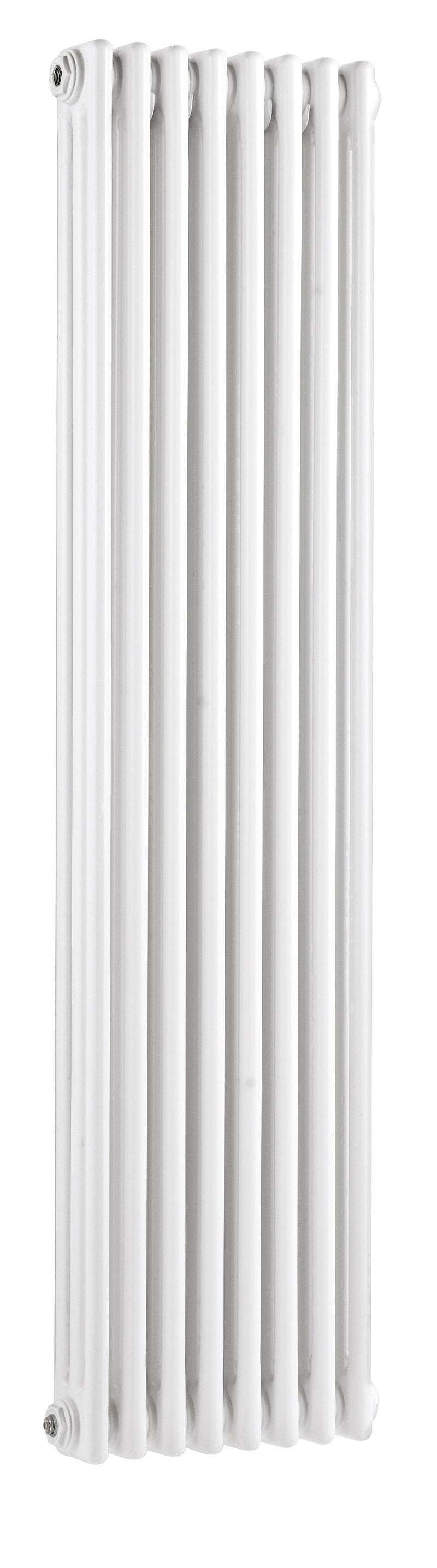 Nuie Colosseum White 1500 x 368mm vertical column radiator