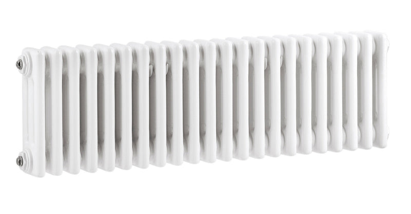 Nuie Colosseum White 300 x 999mm horizontal column radiator