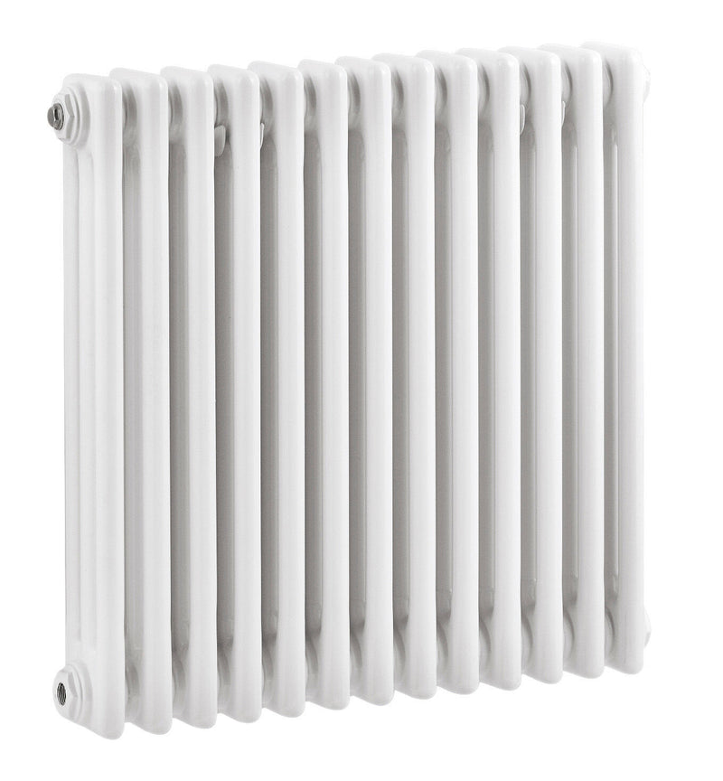 Nuie Colosseum White 600 x 605mm horizontal column radiator