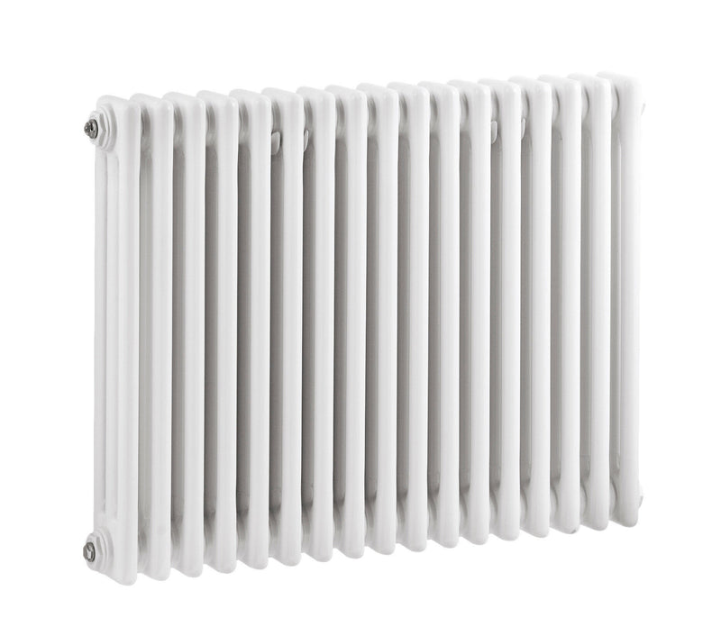 Nuie Colosseum White 600 x 777mm horizontal column radiator