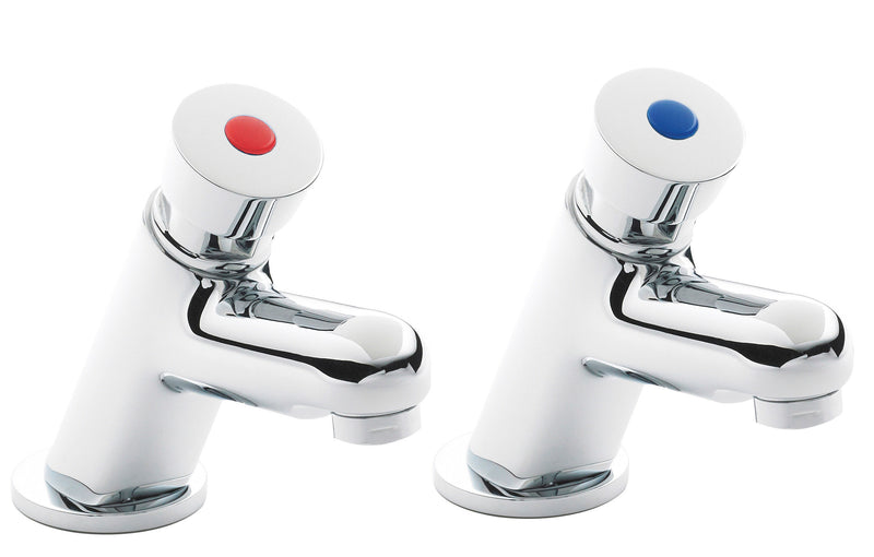 Nuie Commercial Non-Concussive Basin Tap Chrome (TWS007)
