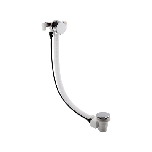 Nuie Compact Freeflow Bath Filler Chrome (E358)