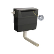 Nuie Concealed Cistern with Chrome Traditional Dual Flush Plate
