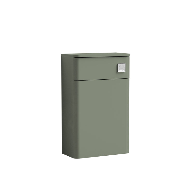 Nuie Core 500mm floor standing WC unit in Satin Green