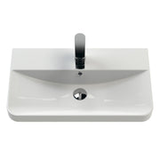 Nuie Core 600mm wall hung vanity unit in Satin Green - additional view