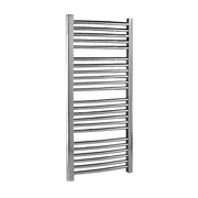 Nuie Curved Ladder Chrome 1100 x 500mm vertical heated towel rail