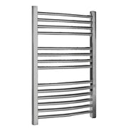 Nuie Curved Ladder Chrome 700 x 500mm vertical heated towel rail