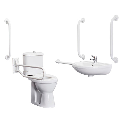 Nuie Doc M Comfort Height Toilet Pack White (DOCMP001)
