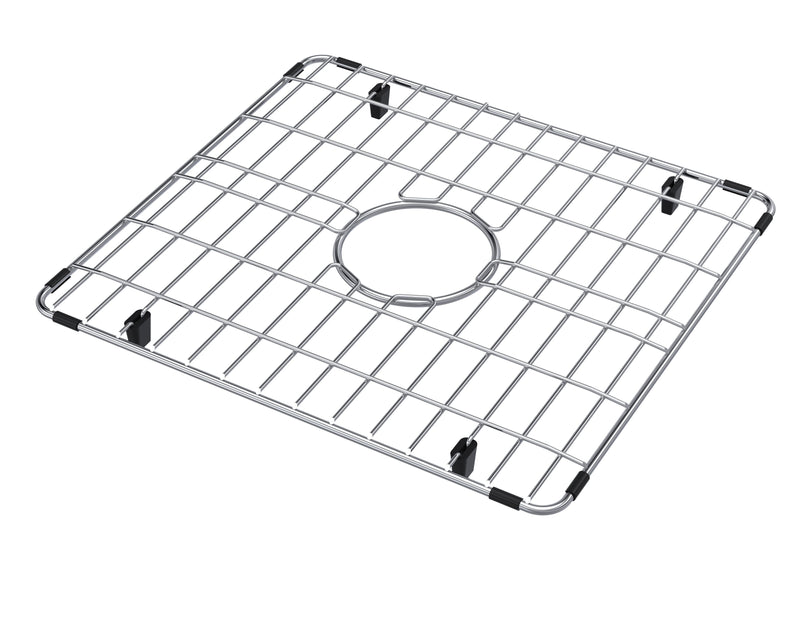 Nuie Double Bowl Kitchen Sink Wire Grid Pack Stainless Steel (AE318)