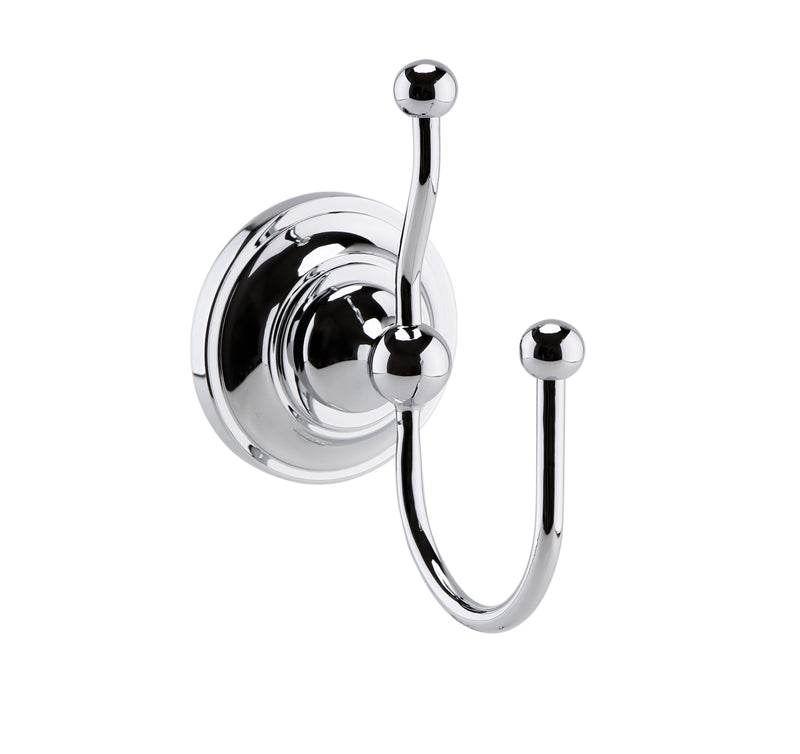 Nuie Double Robe Hook Chrome (LH311)