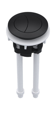 Nuie Dual Flush Cistern Push Button in Black (CPB401)