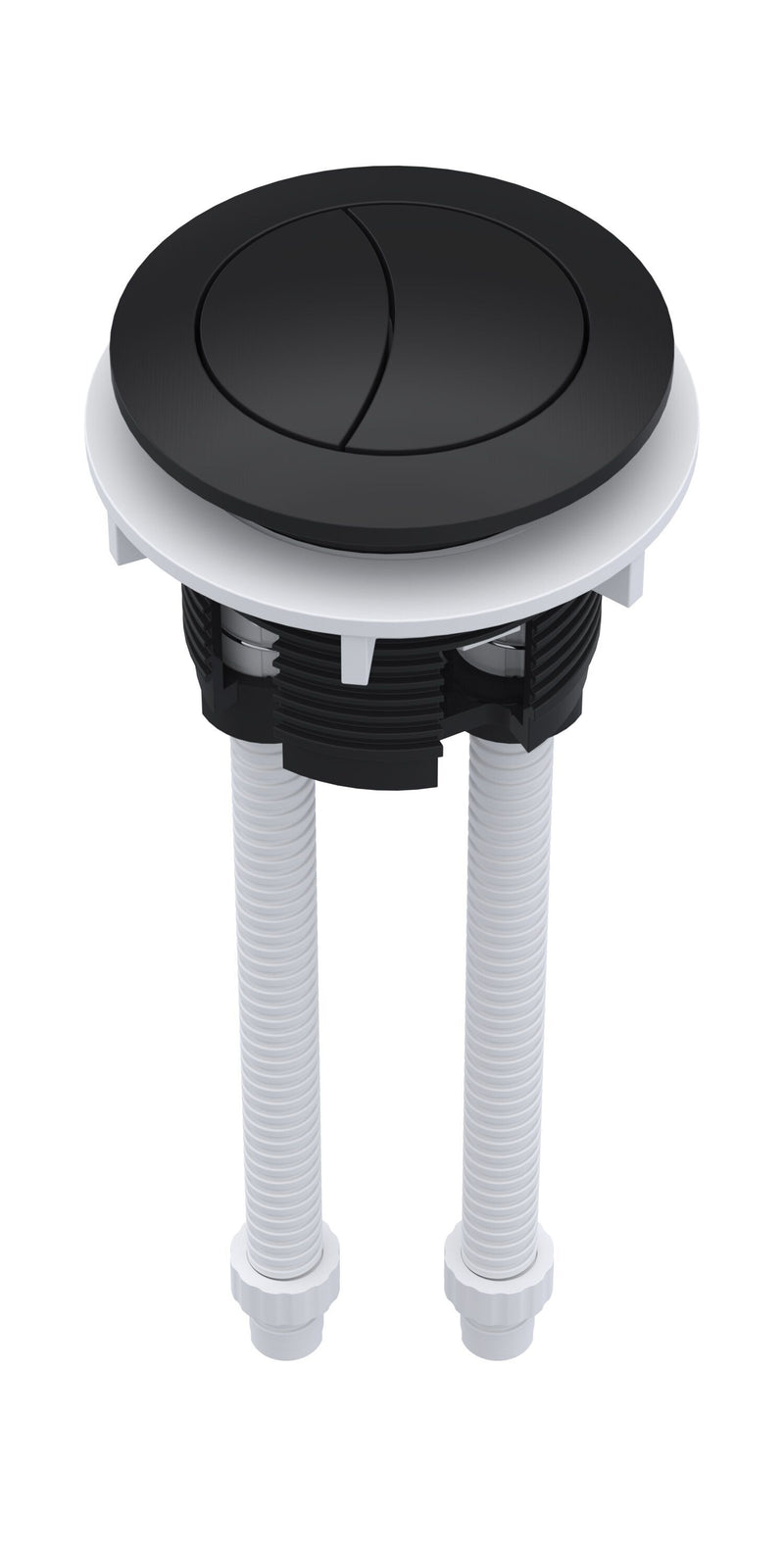 Nuie Dual Flush Cistern Push Button in Black (CPB401)