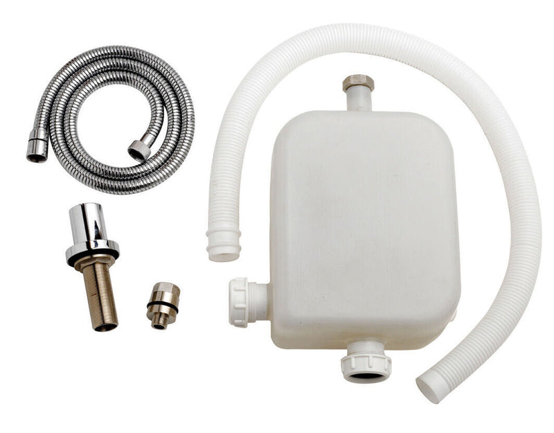 Nuie Chrome Deck Shower Kit — EA383