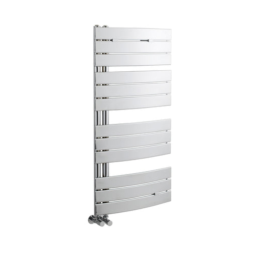 Nuie Elgin Chrome 1080 x 550mm horizontal heated towel rail