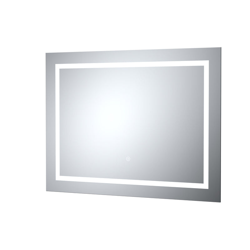 Nuie Enif 800x600mm silver LED touch sensor mirror